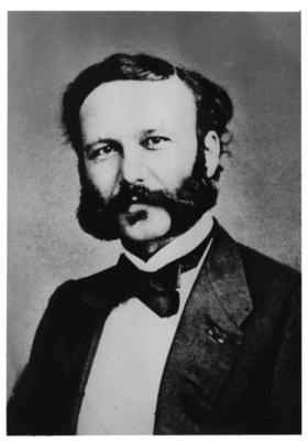 Head and shoulders portrait of Henry Dunant