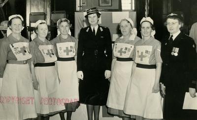 Group of Red Cross Officers and VADs from the Farnham Division, Surrey