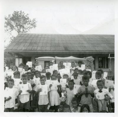 Enrolment of 44 boys and girls at St Pauls Bank Red Cross School Link No 102 in Belize district