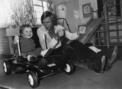 James Hunt at a toy library