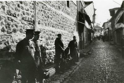 Black and white photograph of the British Red Cross mission in the Balkan War 1912-1913