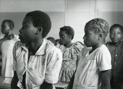 Black and white photograph of ICRC work in Africa