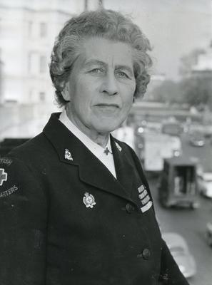 Black and white photograph of Angela Countess of Limerick