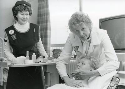 Black and white photograph of Beauty Care services in Northamptonshire