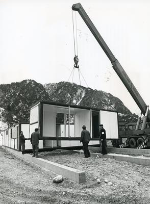 Black and white photograph of the Italian Earthquake 1976