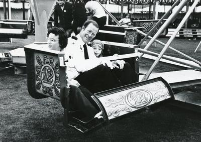 Black and white photograph of a holiday for disabled children run by the Kent branch