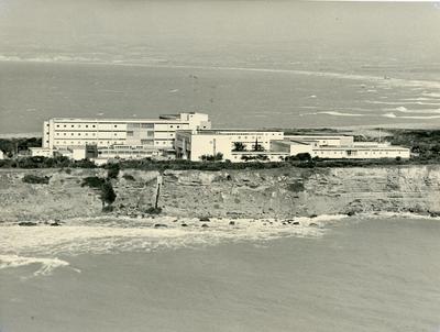 Black and white photograph of Akrotiri RAF Hospital Cyprus
