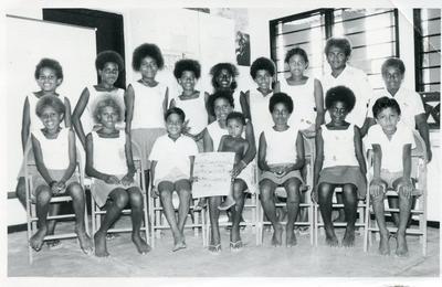 Black and white photograph of the British Solomon Islands branch