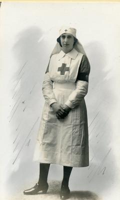 Black and white photograph of Catherine Jane Wills