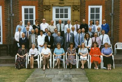 Colour photograph of a Red Cross Finance conference [at Barnett Hill]