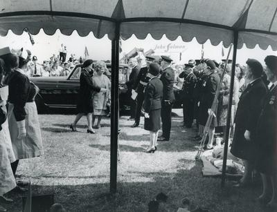 HRH The Queen Mother Visiting the Essex Show at Braintree; RCB/2/13/5/34