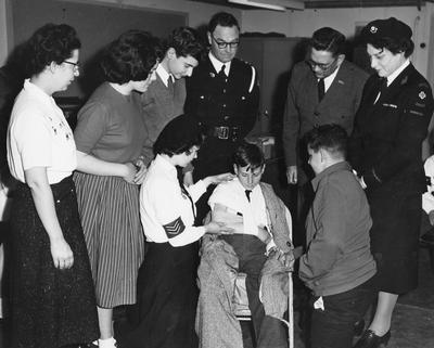 British Red Cross Juniors Visit Wethersfield American School; RCB/2/13/5/59