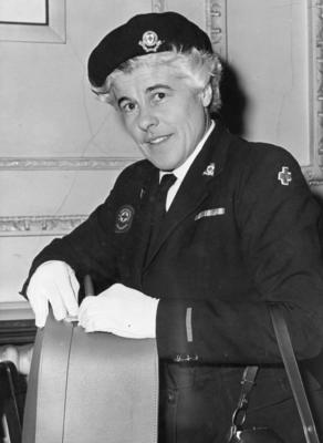 Photograph of Mrs Head of Colchester in Uniform; RCB/2/13/5/65