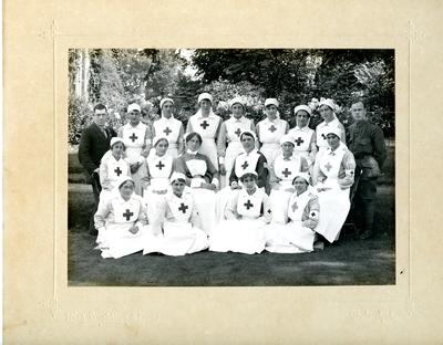 A group of V.A.Ds at Bellefields Hospital in Chelmsford
