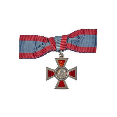 Royal Red Cross medal awarded to Lady Katherine Weston Barker.