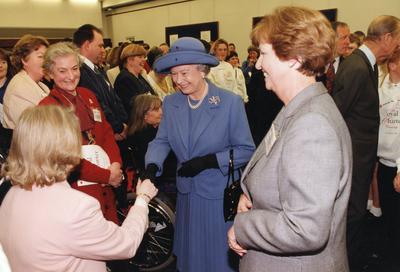 Her Majesty Queen Elizabeth II at the British Red Cross Royal Charter event.