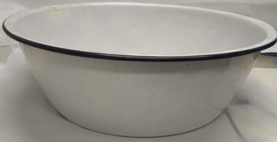 Large enamel bowl
