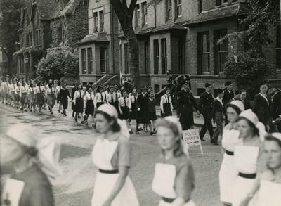 Photograph of the Youth and Juniors Parade held on 1 Jul 1945