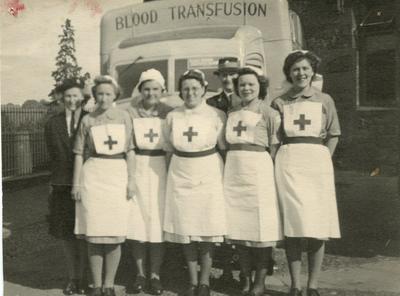 Blood Transfusion Team, 1945; RCB/2/58/3/6