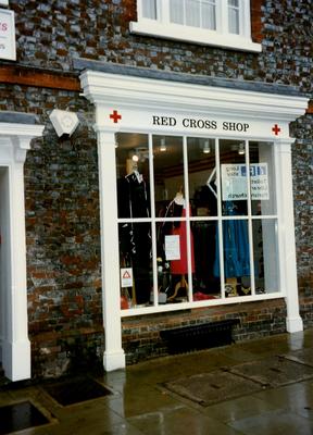 Photograph of Opening of the Red Cross Shop at Hungerford