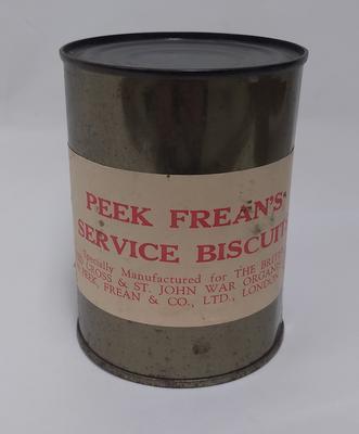 Tin of Peek Frean's Service Biscuits