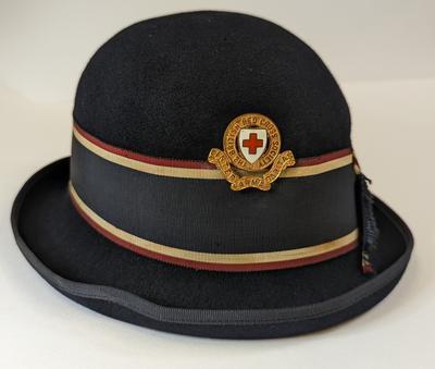 British Red Cross navy felt hat