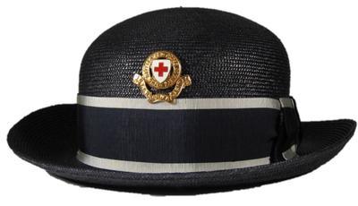 British Red Cross regulation straw hat; Scott & Co; Uniforms/hat; 1107/2