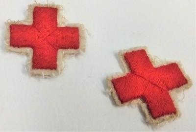 British Red Cross cloth service insignia