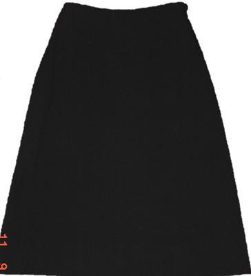 Navy skirt, part of the Uniform of Angela Pery, Countess of Limerick