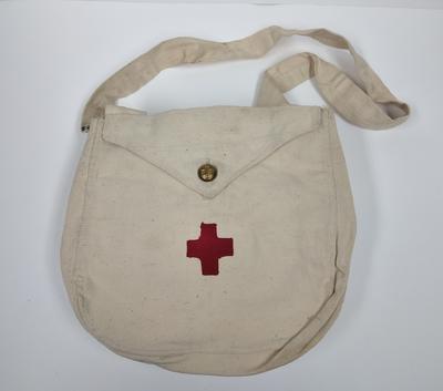 Canvas bag with Red Cross emblem