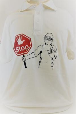 T-shirt worn at Ebola treatment centre