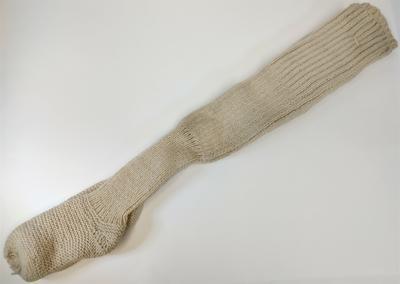 Hand knitted hospital stockings