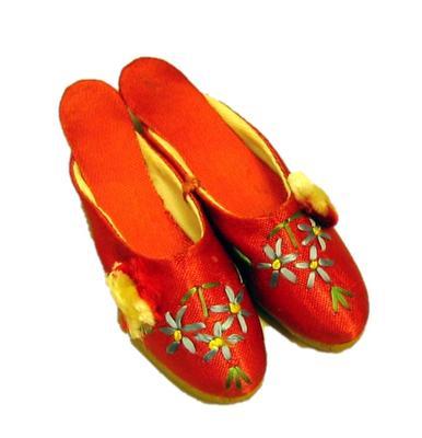 Pair of decorative shoes
