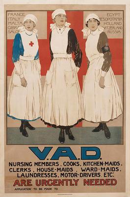 First World War VAD Recruitment poster