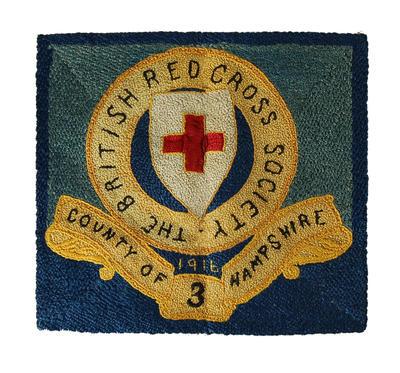 Embroidery made by a convalescing soldier