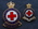 British Red Cross badge of honour and miniature