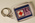 plastic keyring which contains an original 3d stamp comemmorating the Red Cross Centenary Congress in 1963