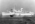 Black and white photograph. Hospital ship used in the Falklands War