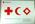 small poster showing the three emblems of the Red Cross movement