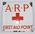 Sign: 'A.R.P. First Aid Point'