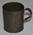 Tin mug with handle
