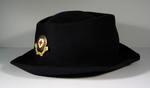 British Red Cross navy hat. With officer's hat badge, riband missing.