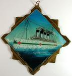 Painted glass: S S Britannic
