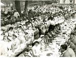 Party for convalescent soldiers at Combe Bank, Westerham, Kent