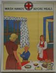 Junior Red Cross poster: Wash Hands Before Meals