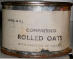 tin of compressed Rolled Oats