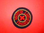 Motor Transport cloth badges