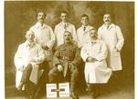 Group of night orderlies at Ashton Court Hospital 1918
