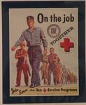 American Red Cross and American Federation of Labor & Congress of Industrial Organization recruitment poster