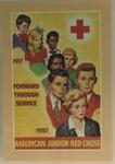 American Junior Red Cross publicity poster, 'Forward Through Service'.